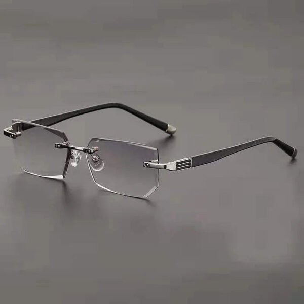 Nouvelles lunettes de lecture à double usage anti-bleu de loin et de près en saphir haute dureté